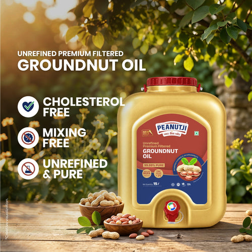 Groundnut Oil -15 Ltr  Tap Jar